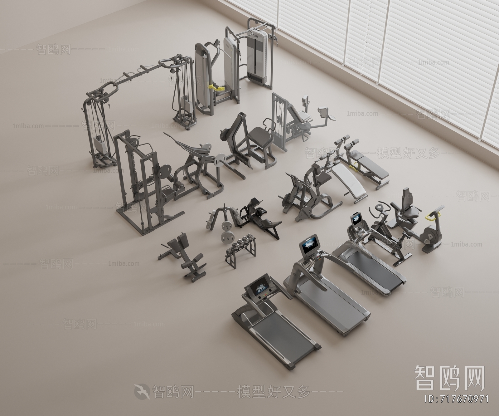 Modern Fitness Equipment