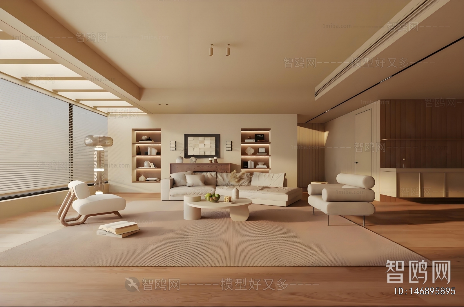 Wabi-sabi Style A Living Room