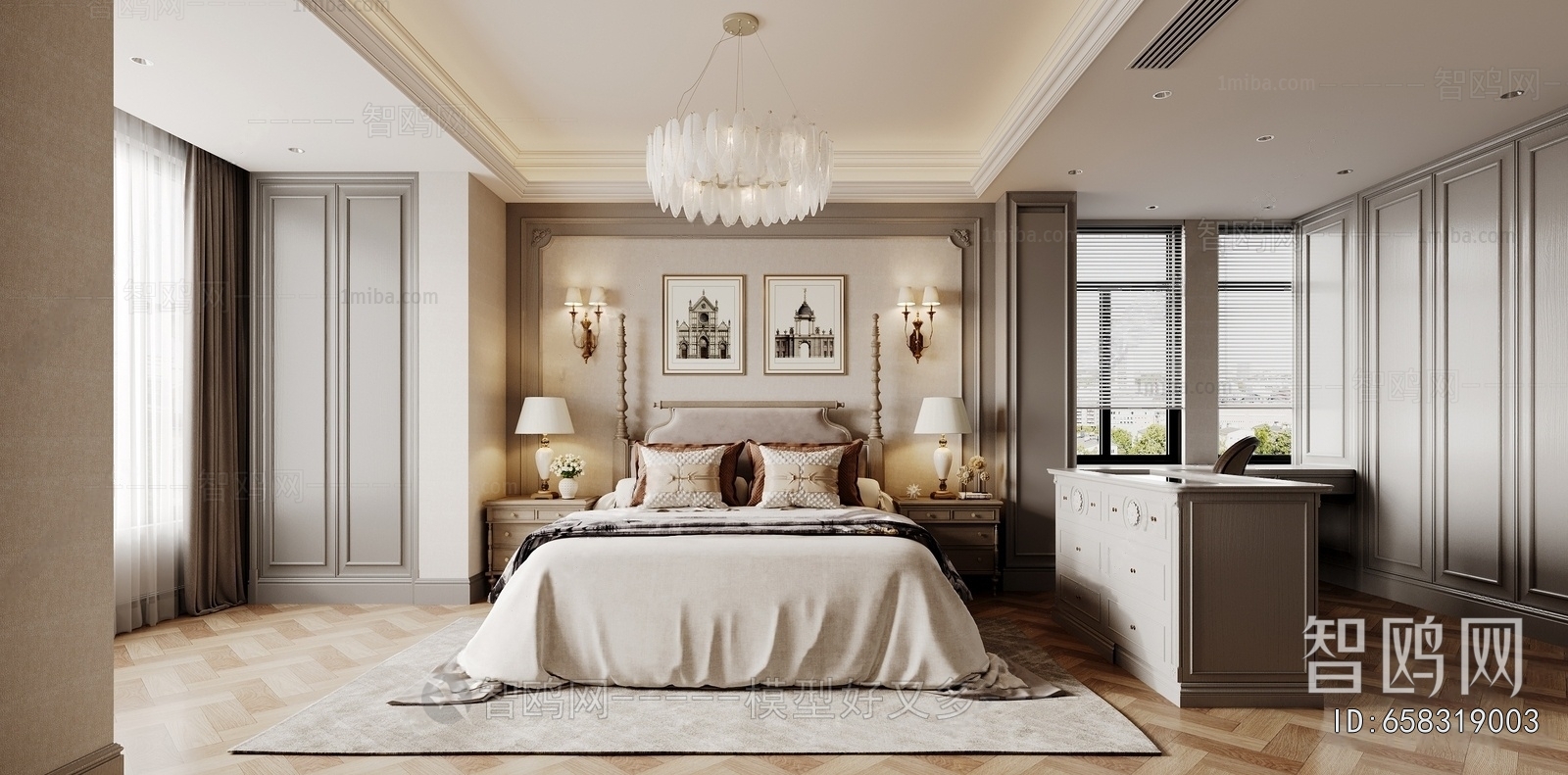 American Style Bedroom