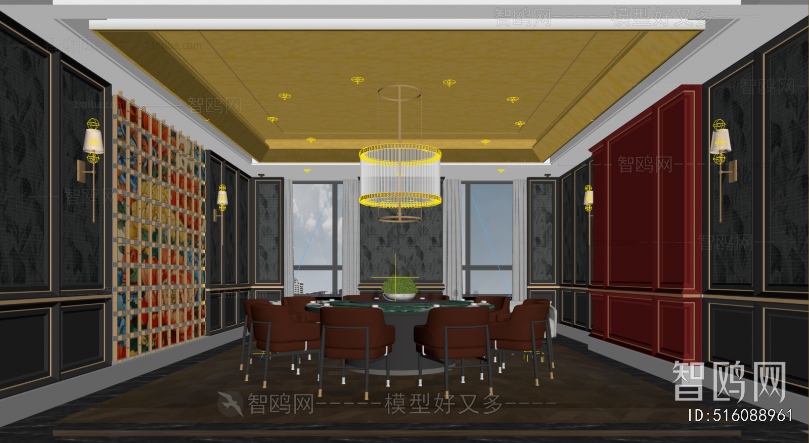 Simple European Style Restaurant Box