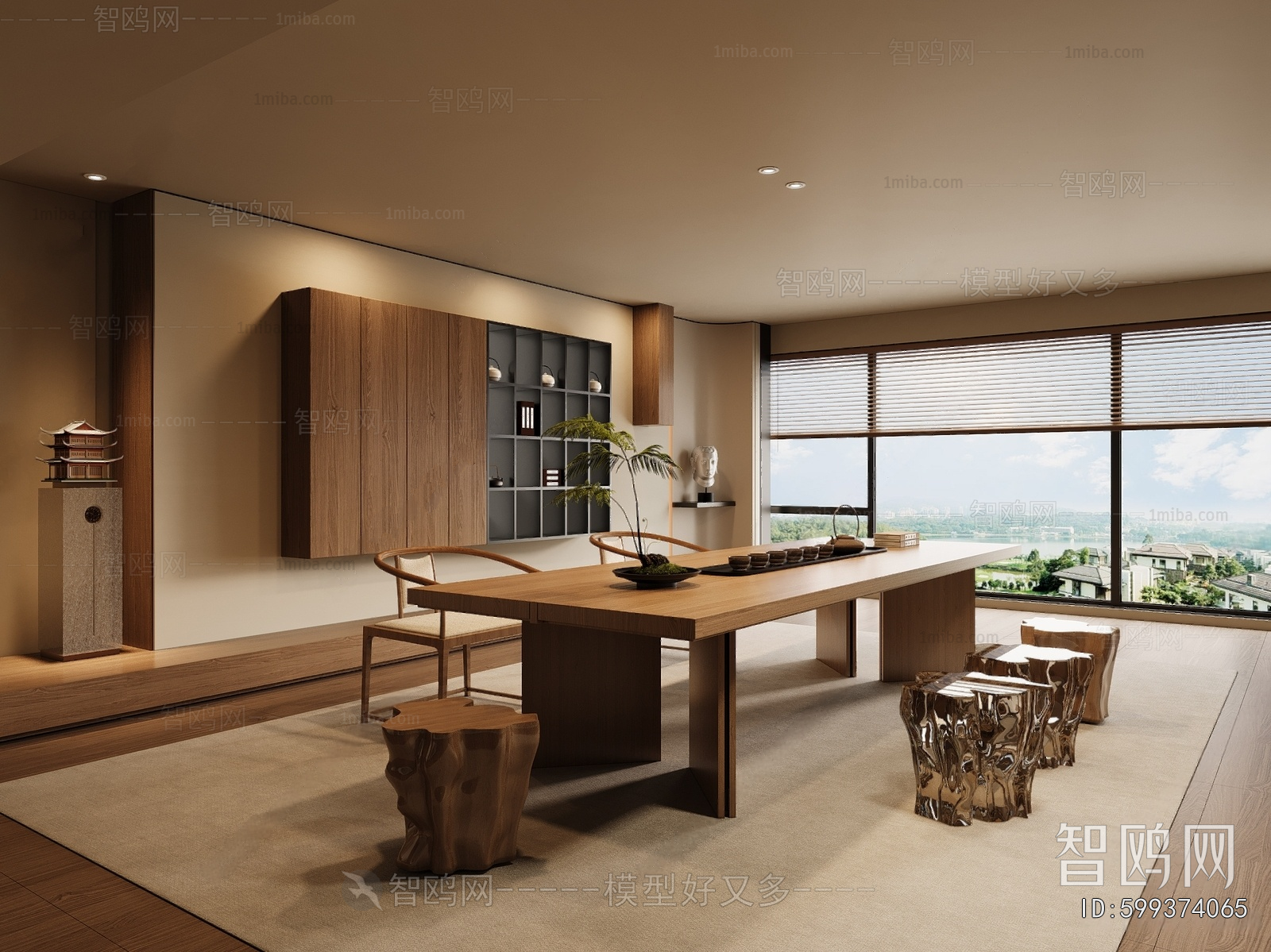 Wabi-sabi Style Tea House