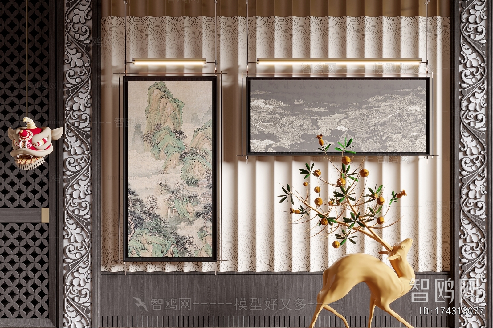 New Chinese Style Painting