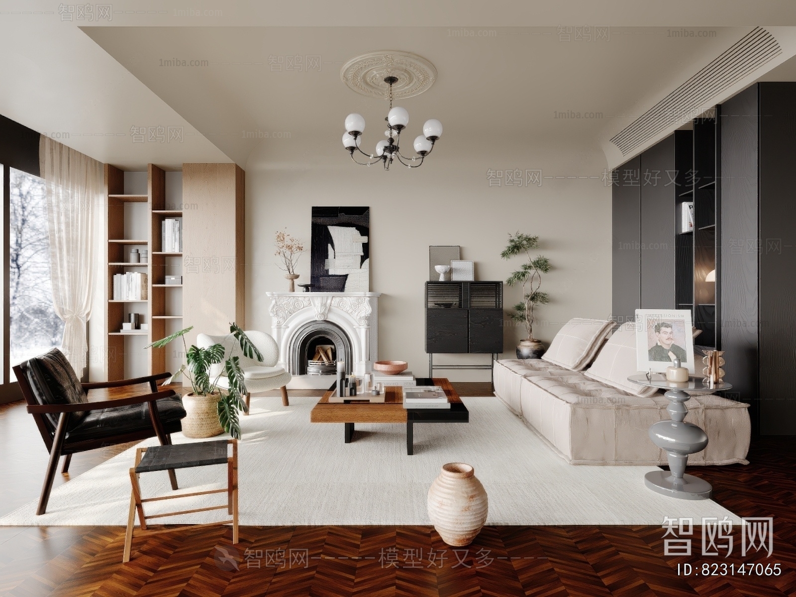 French Style A Living Room