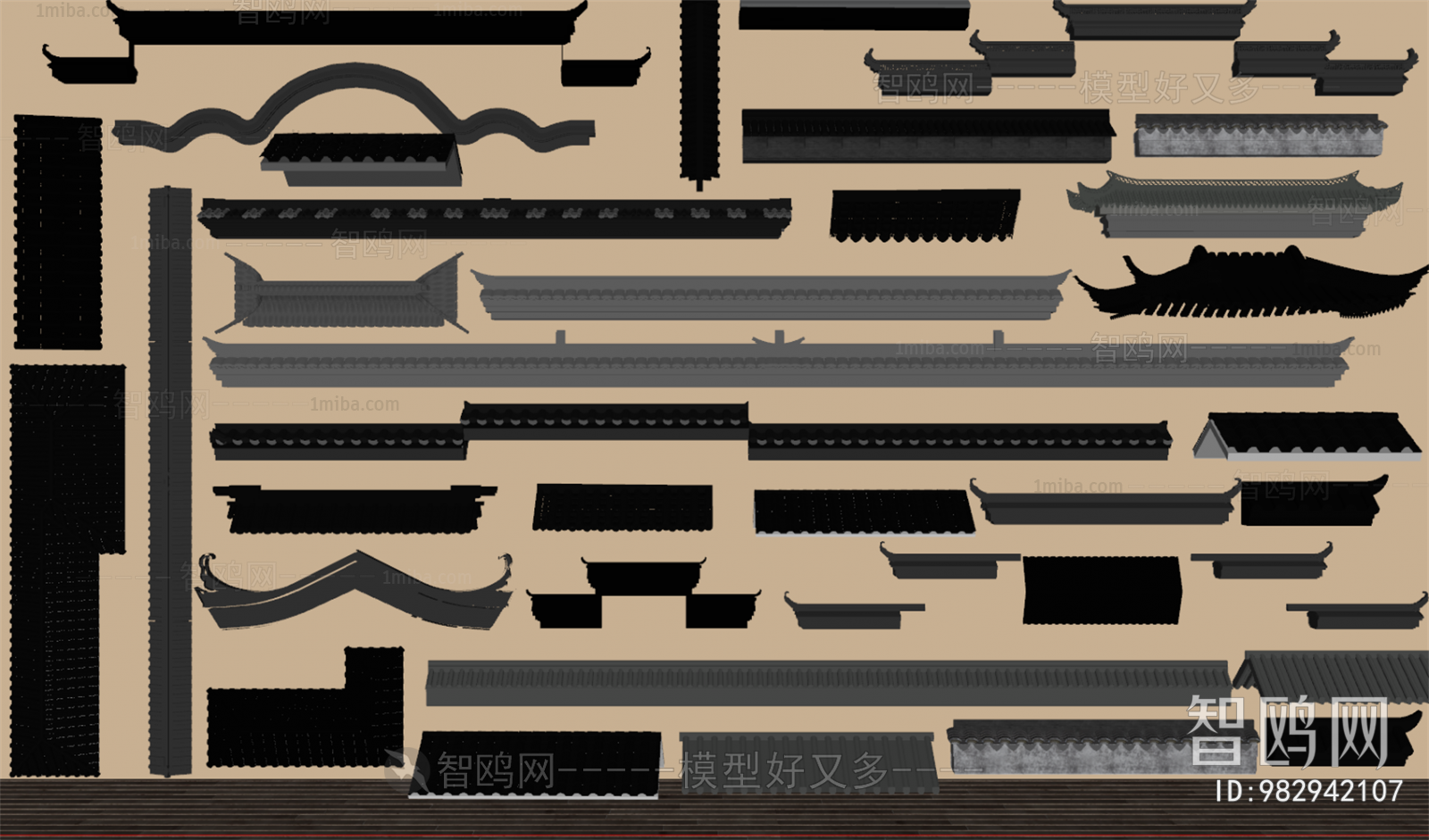 Chinese Style Building Component