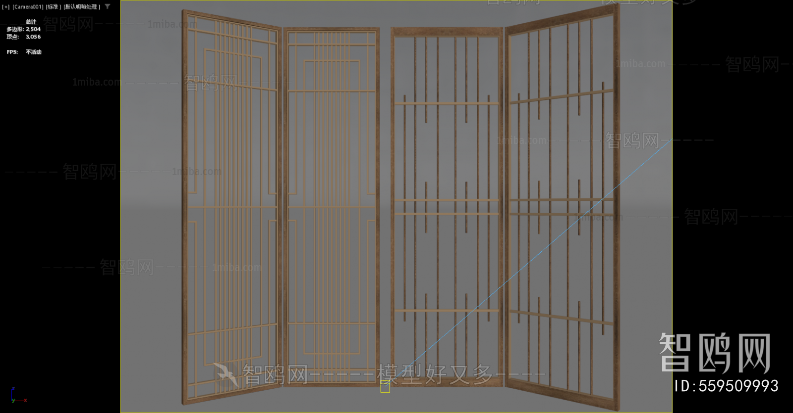 New Chinese Style Wooden Screen Partition