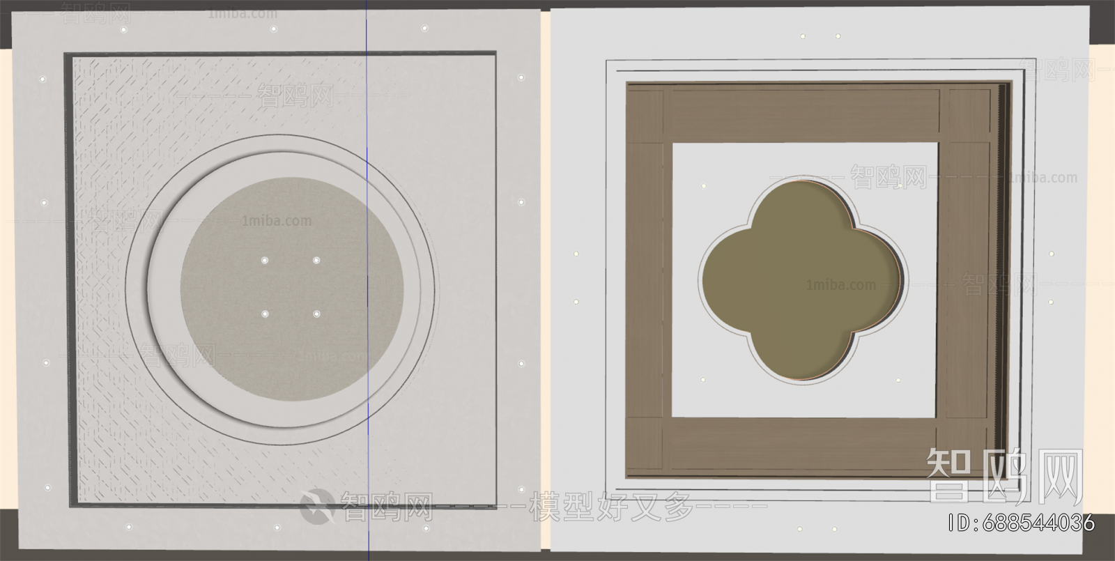 New Chinese Style Suspended Ceiling