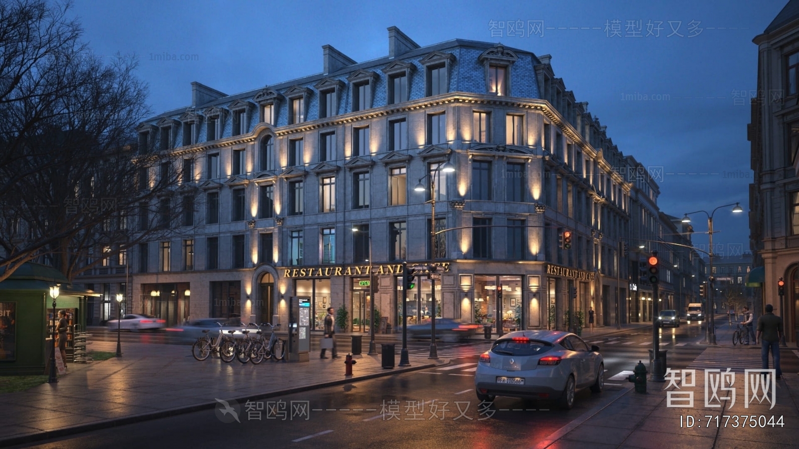 European Style Commercial Street