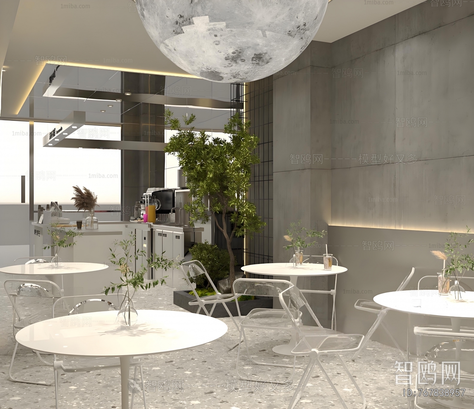 Industrial Style Milk Tea Shop