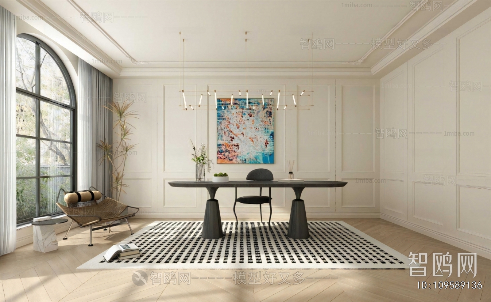 French Style Study Space