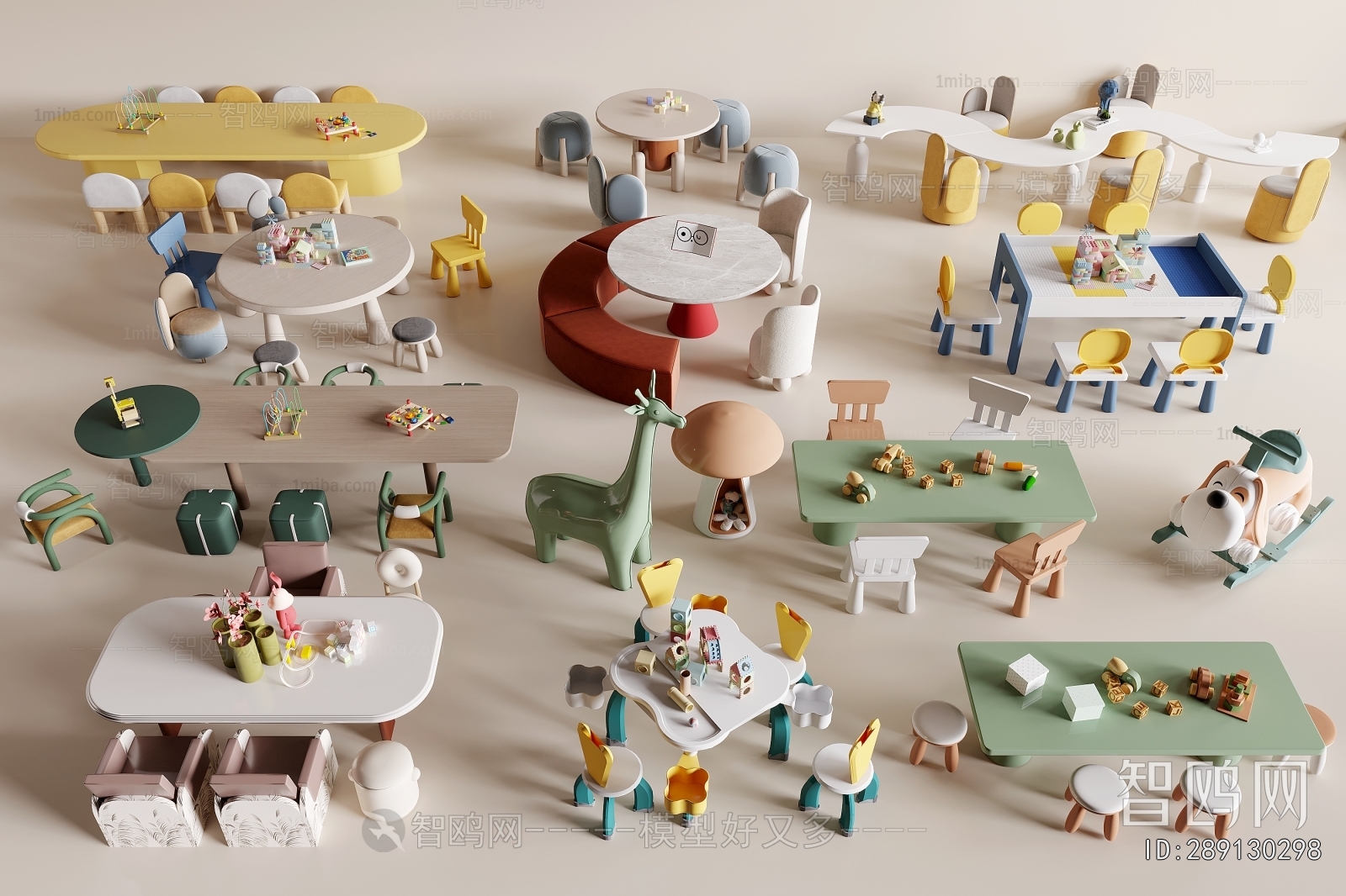 Modern Children's Table/chair