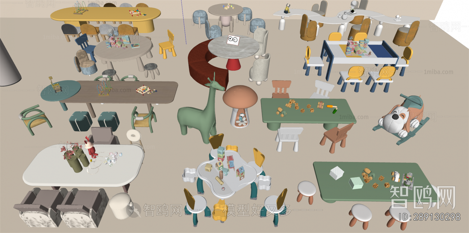 Modern Children's Table/chair