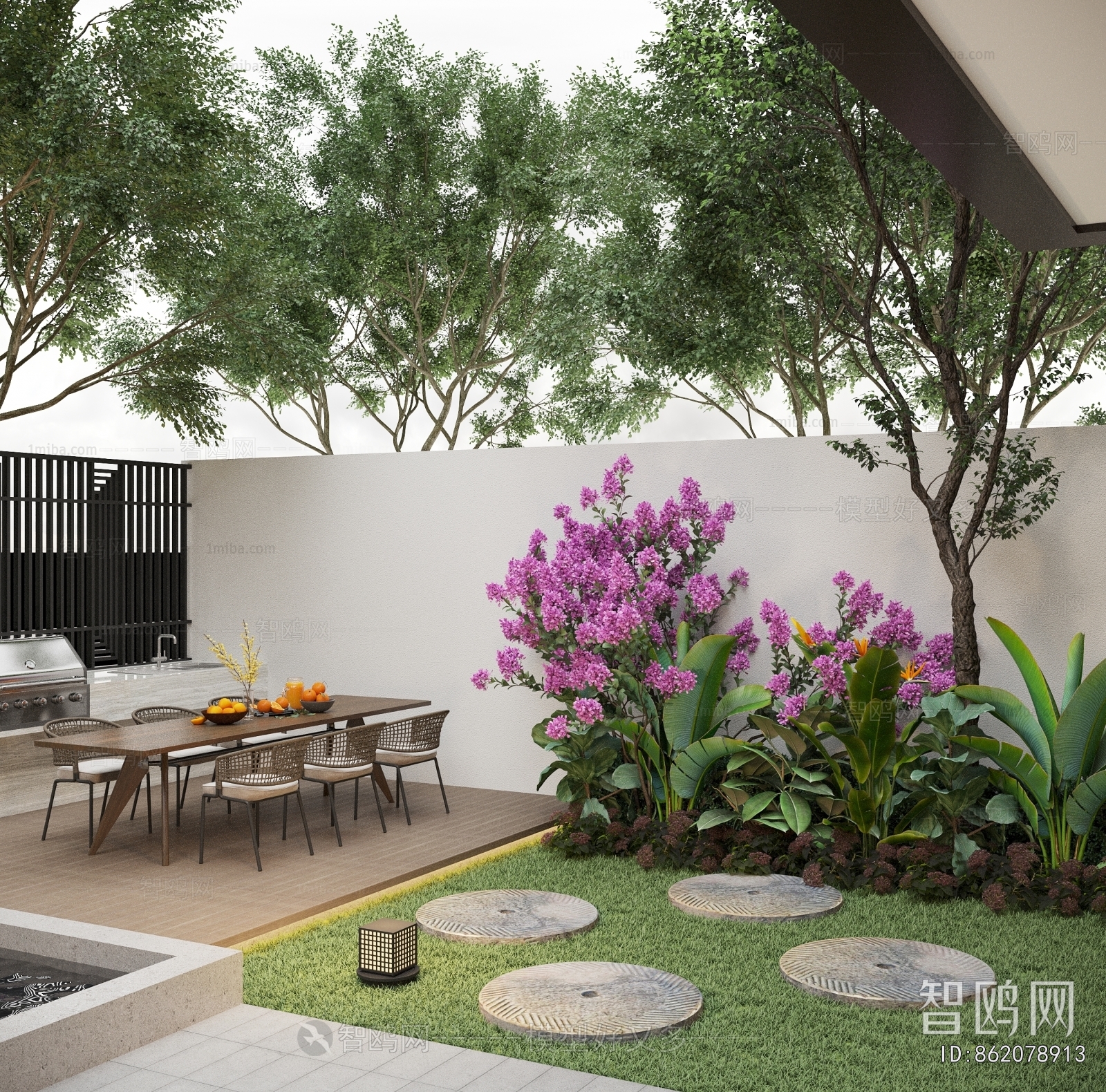 Modern Courtyard/landscape