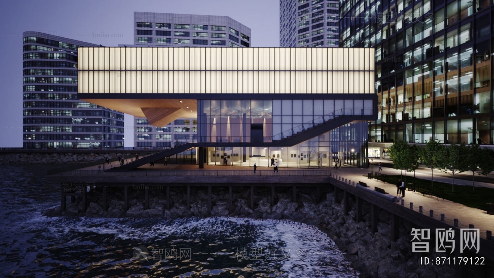 Modern Appearance Of Commercial Building