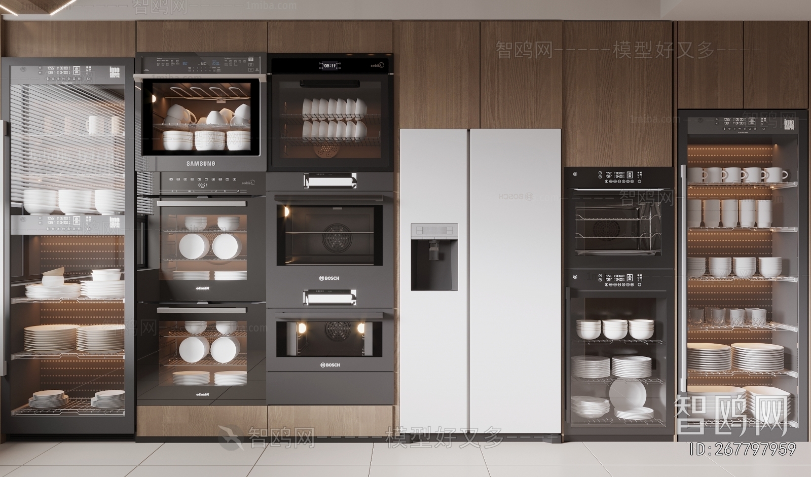 Modern Electric Kitchen Appliances