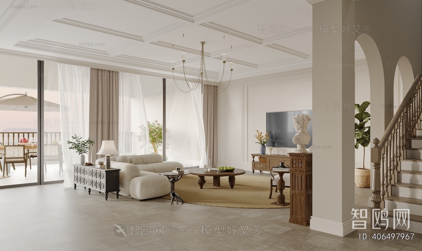 French Style A Living Room