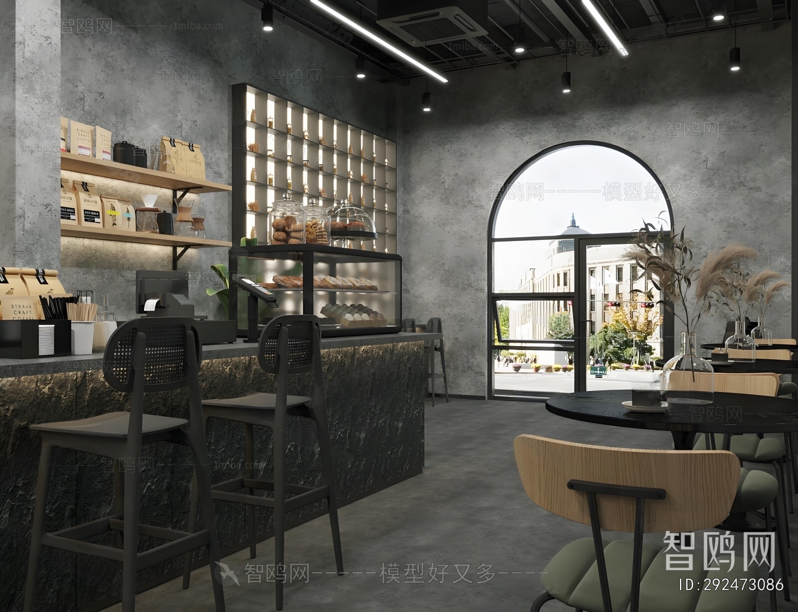 Industrial Style Cafe