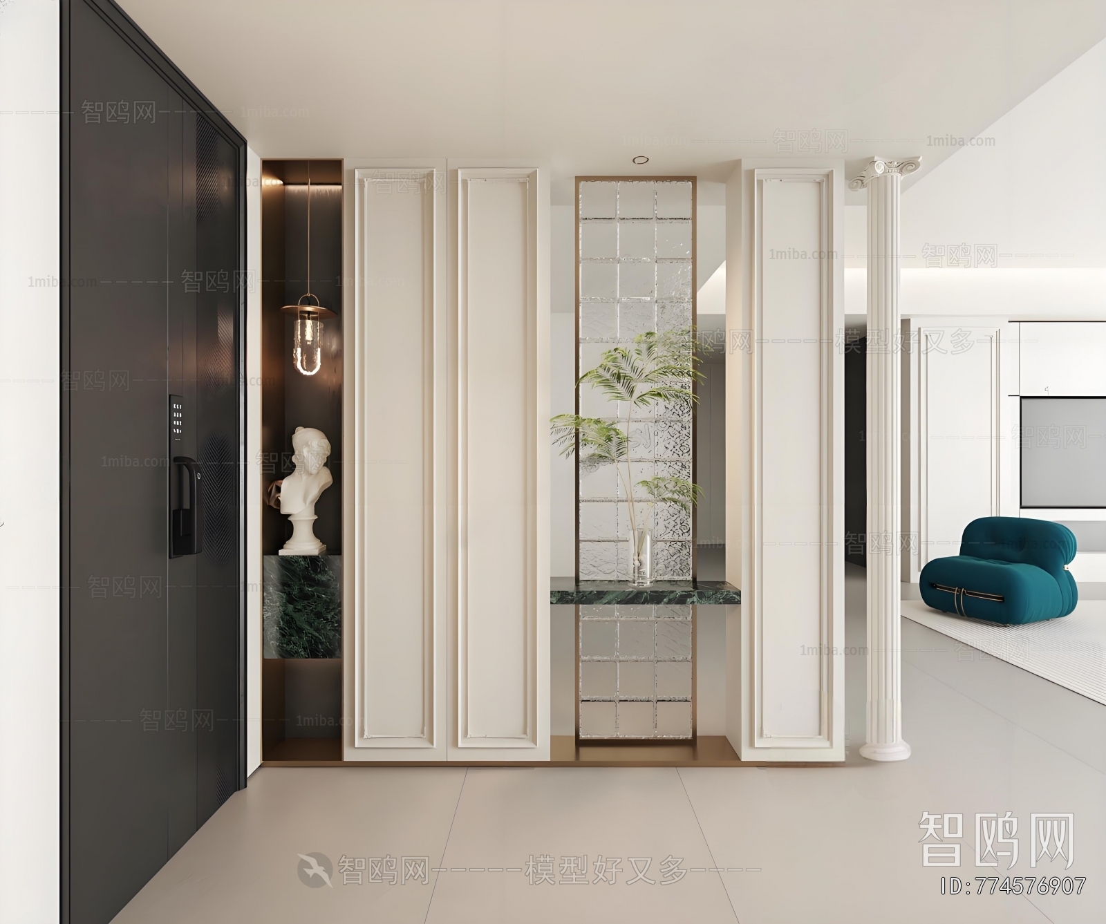 French Style Hallway