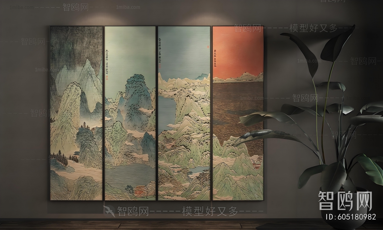 New Chinese Style Painting