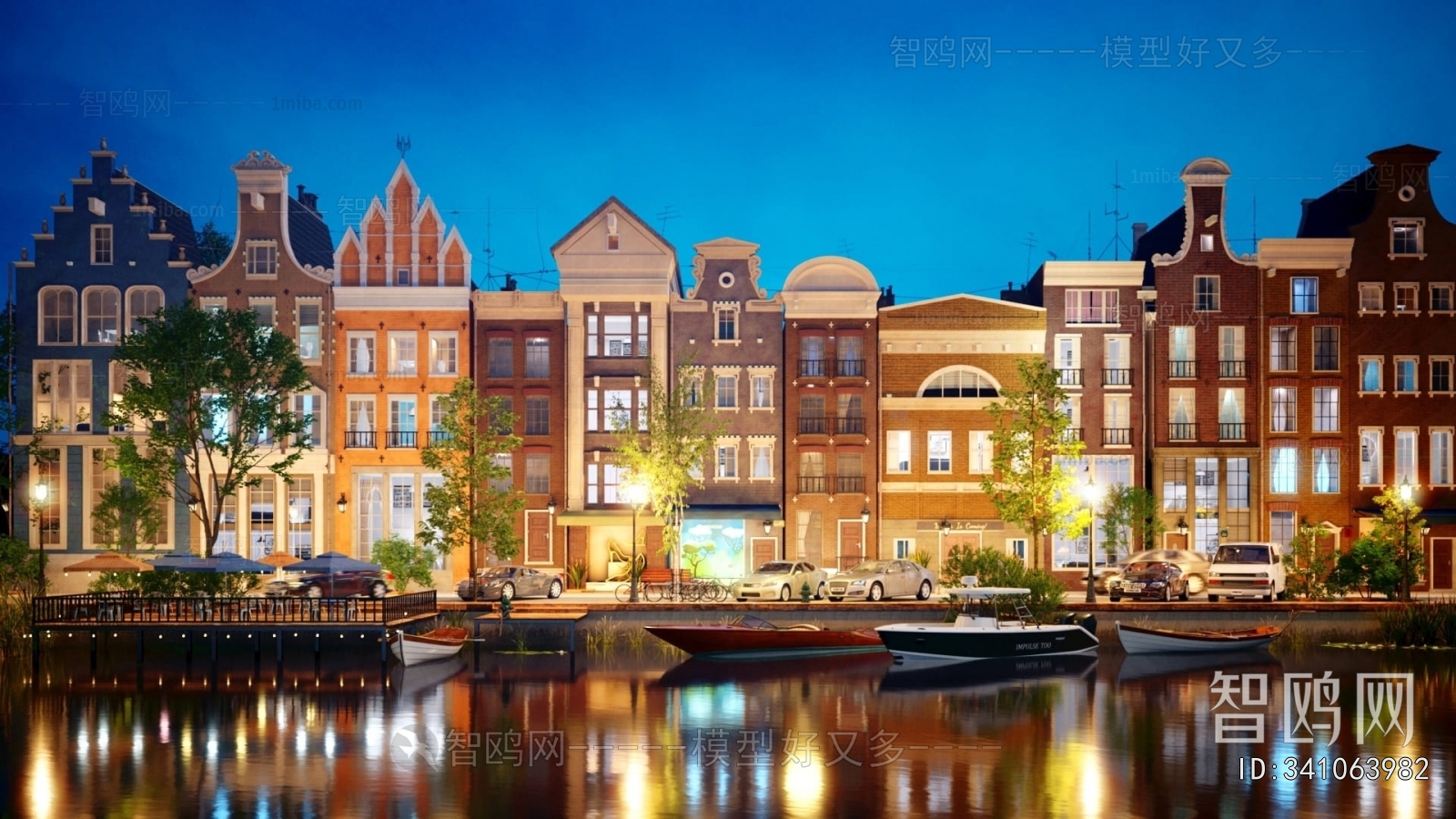 European Style Appearance Of Commercial Building