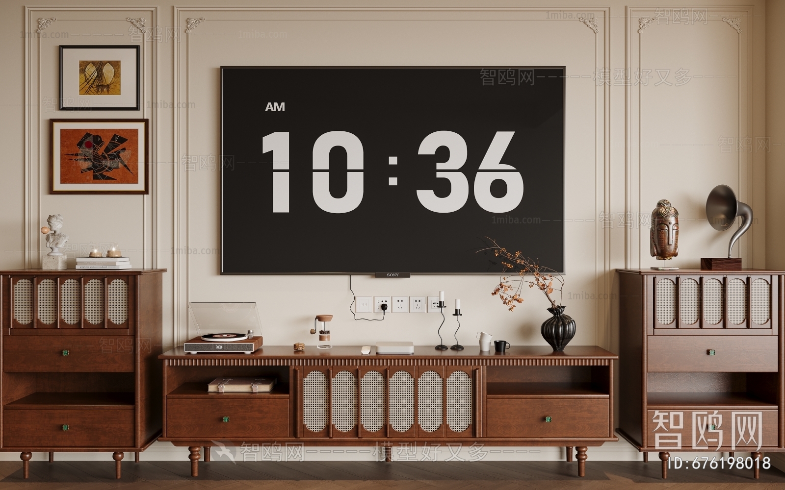 French Style TV Cabinet