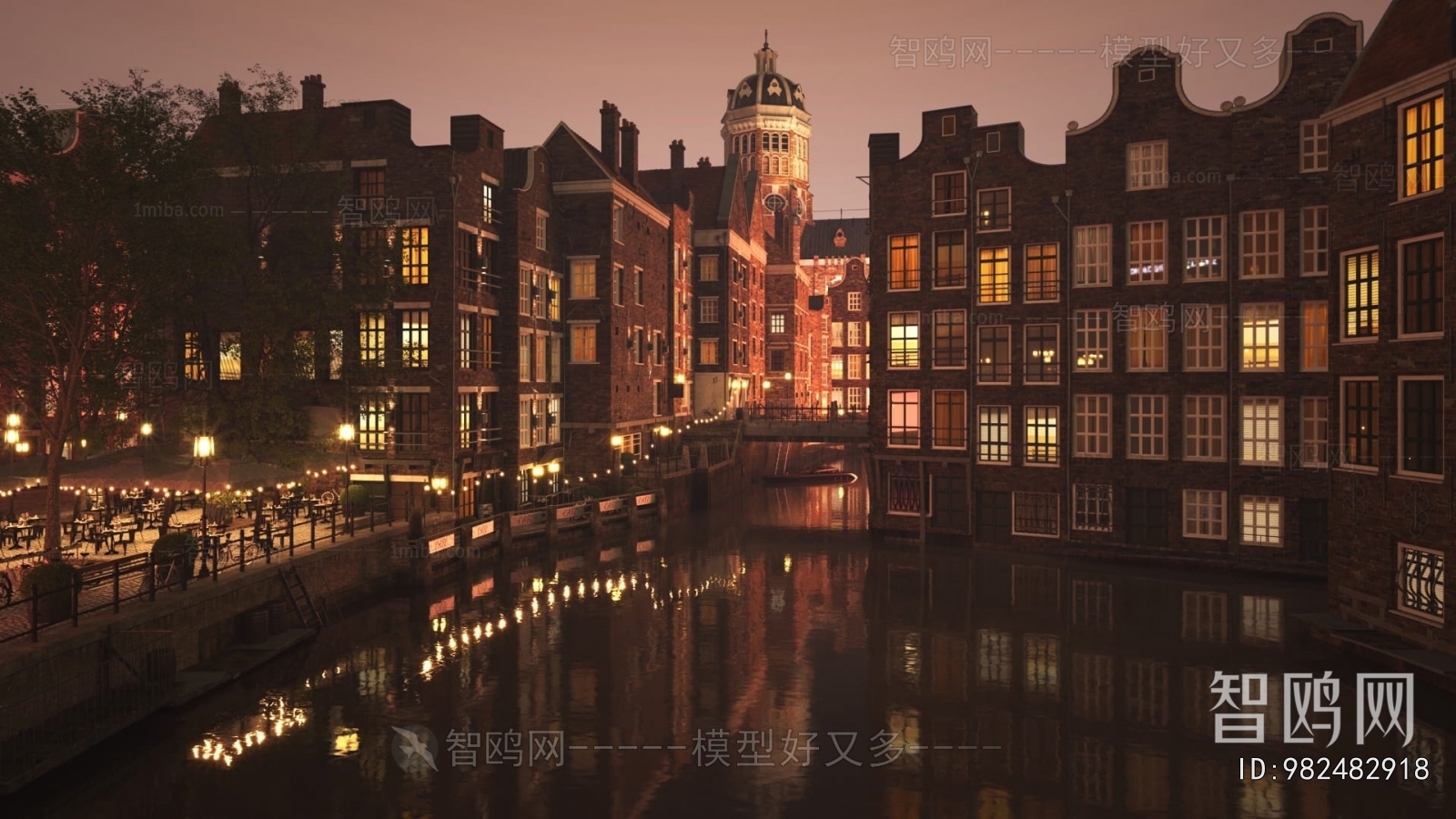 European Style Appearance Of Commercial Building