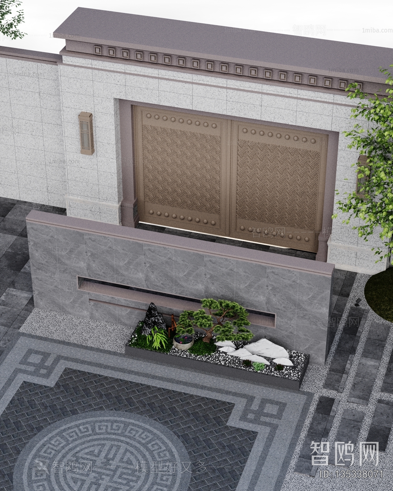 New Chinese Style Courtyard/landscape