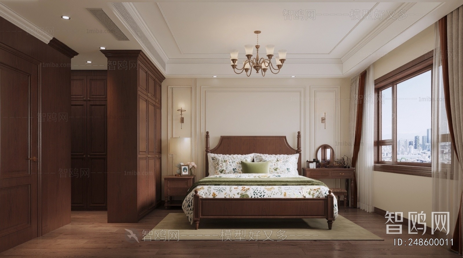 American Style Bedroom