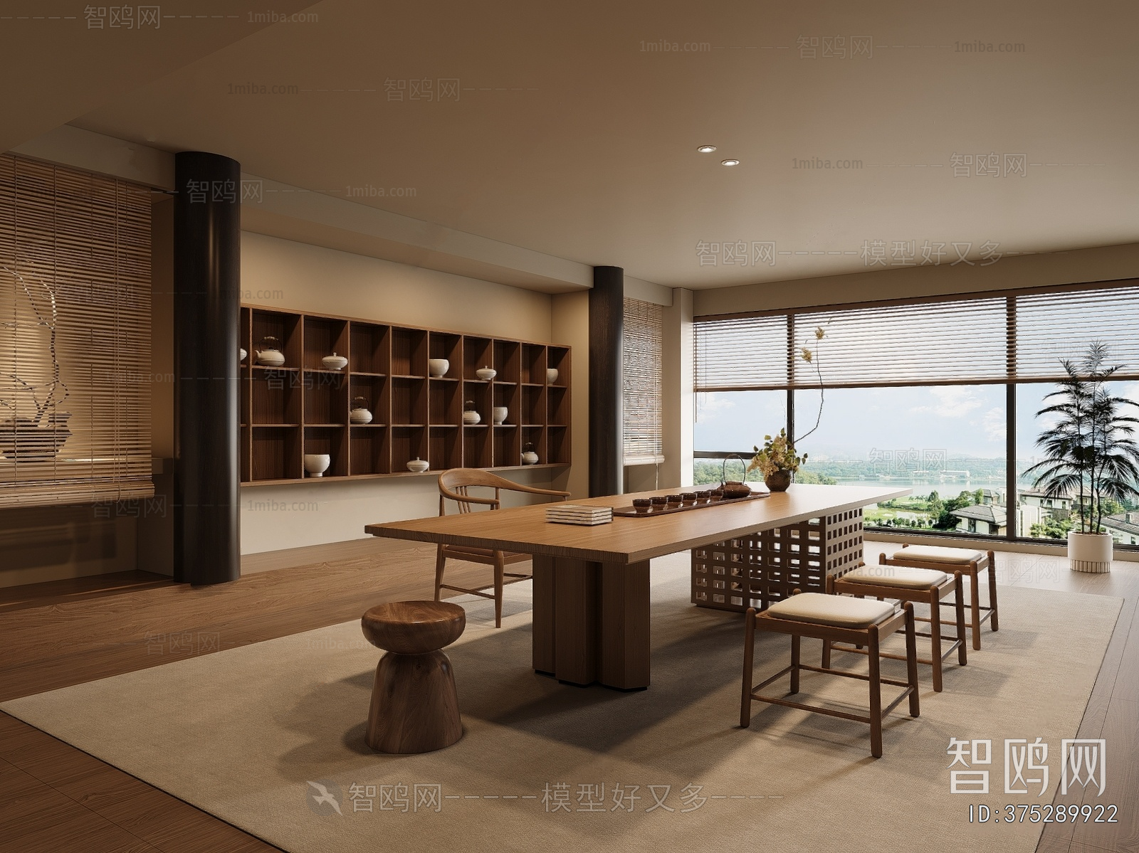 Wabi-sabi Style Tea House