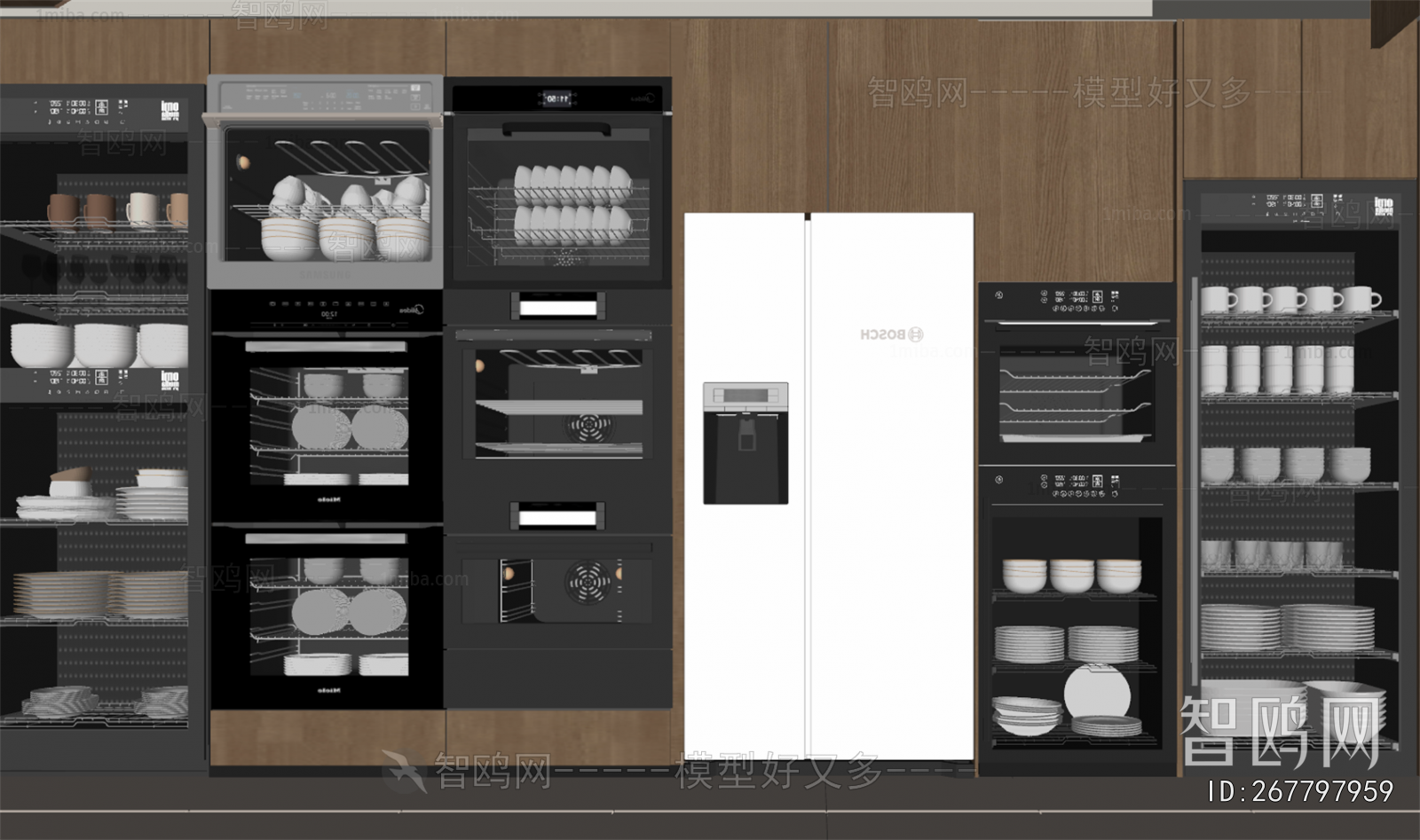 Modern Electric Kitchen Appliances