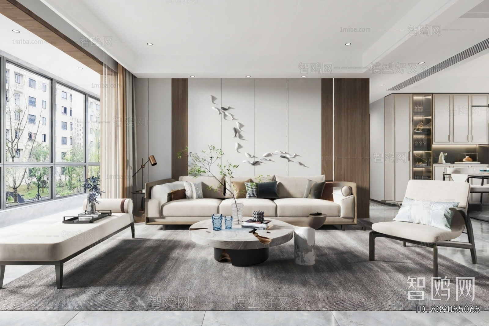 New Chinese Style Dining Room