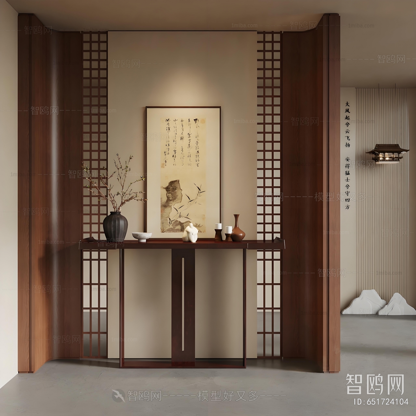 New Chinese Style Hallway