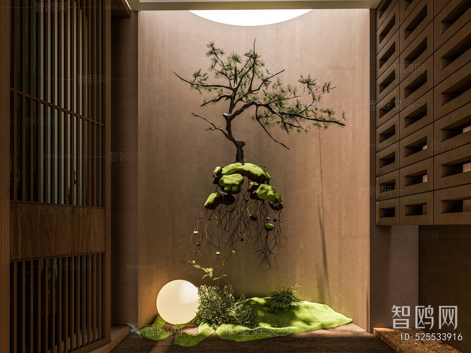 New Chinese Style Plant Landscaping