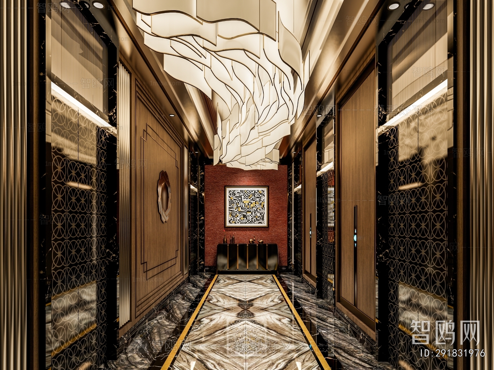 New Chinese Style Corridor