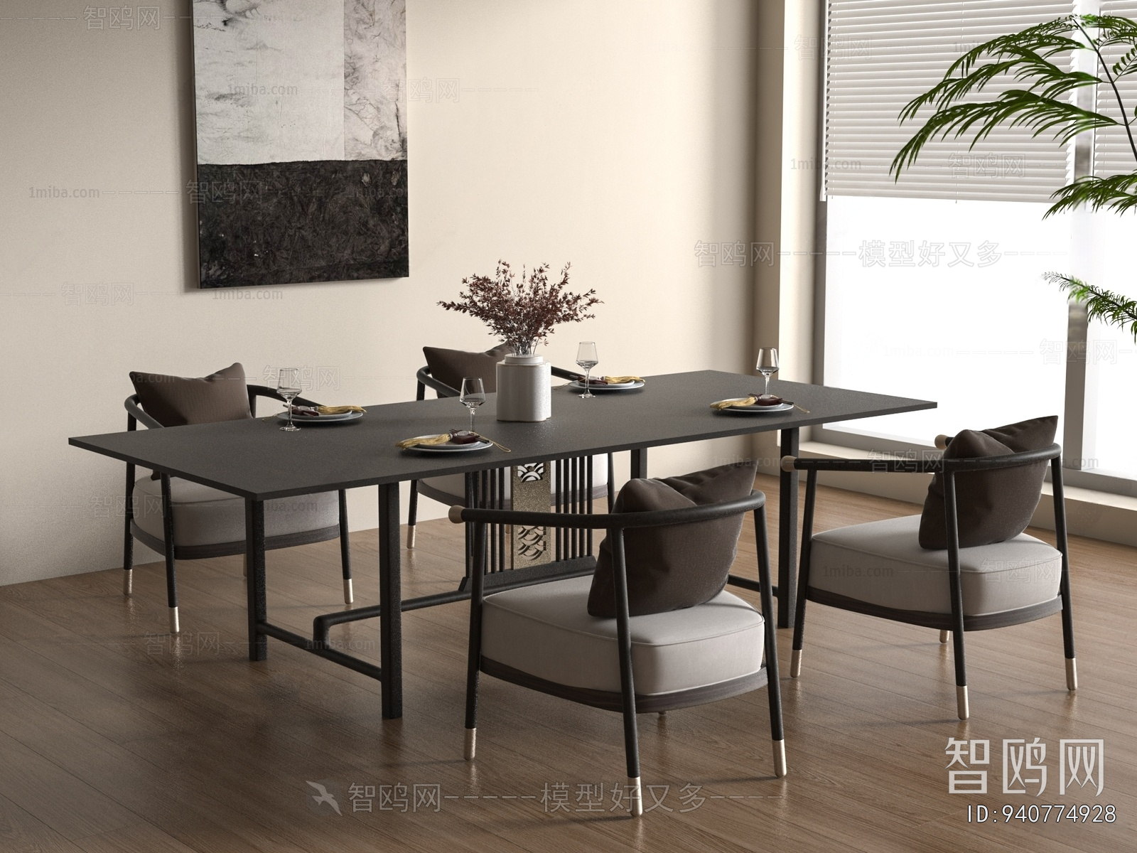 New Chinese Style Dining Table And Chairs