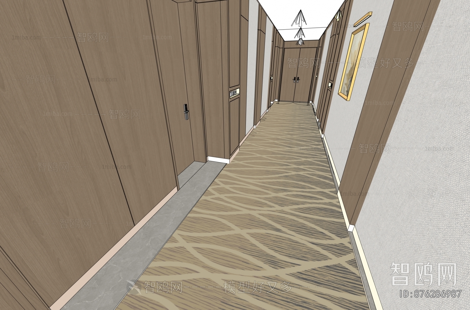 New Chinese Style Corridor