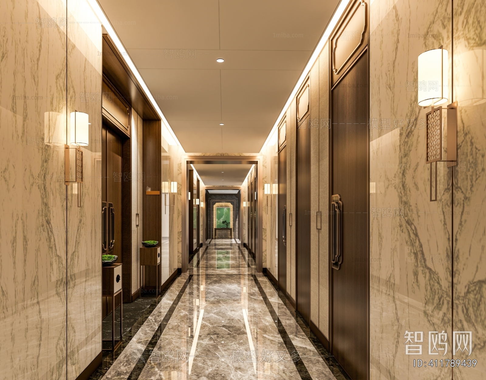 New Chinese Style Corridor