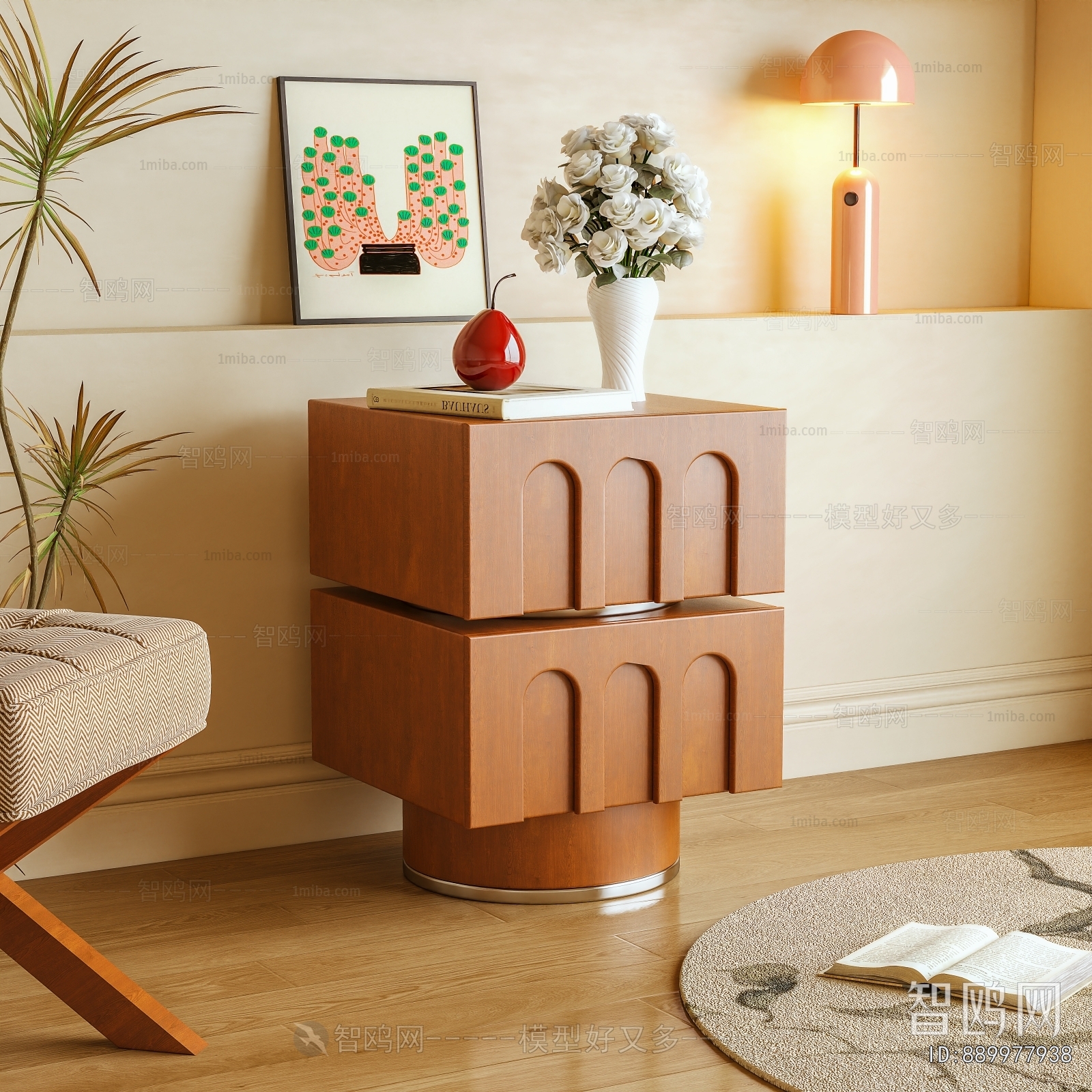 Modern Bedside Cupboard