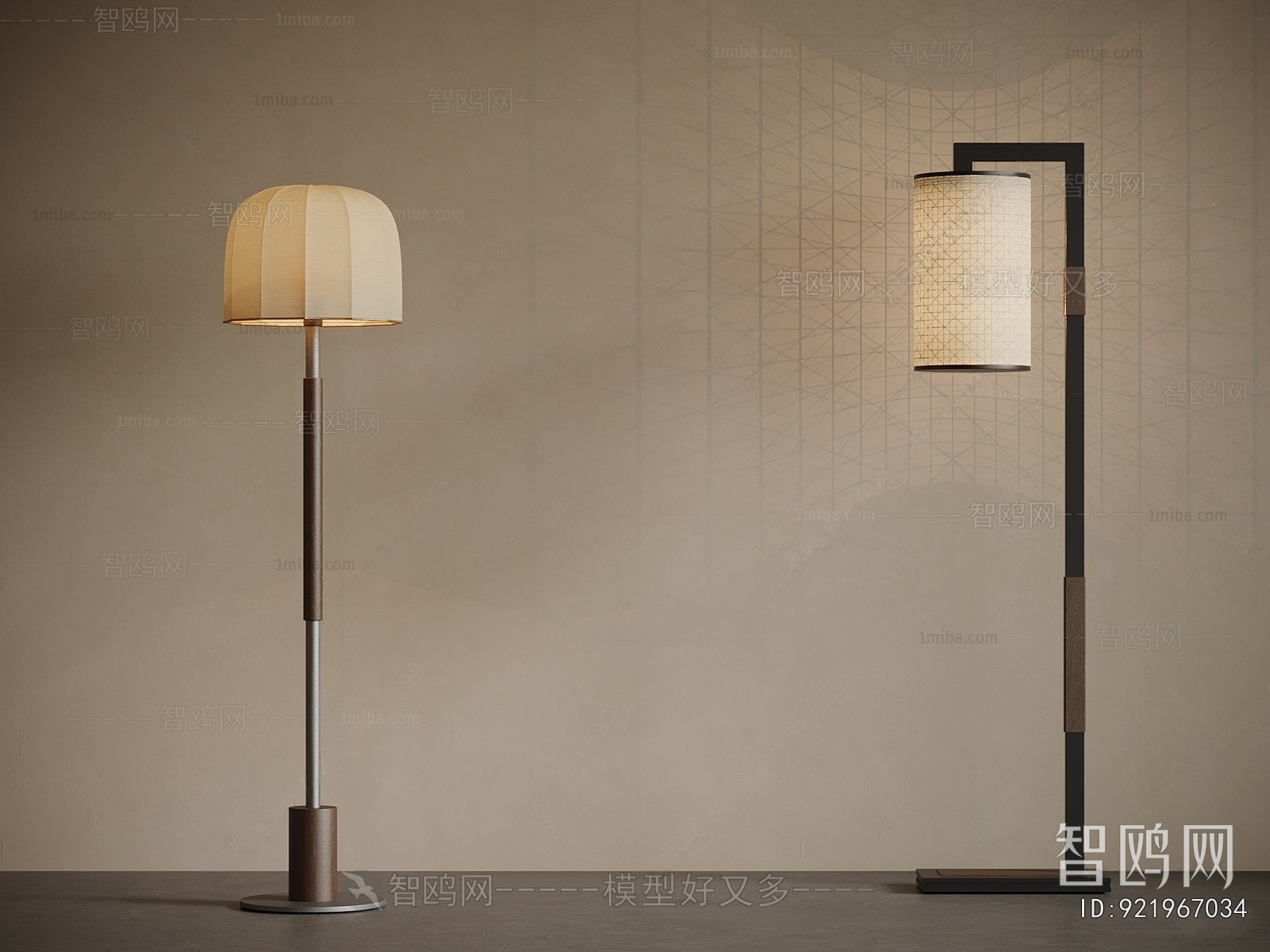 New Chinese Style Floor Lamp