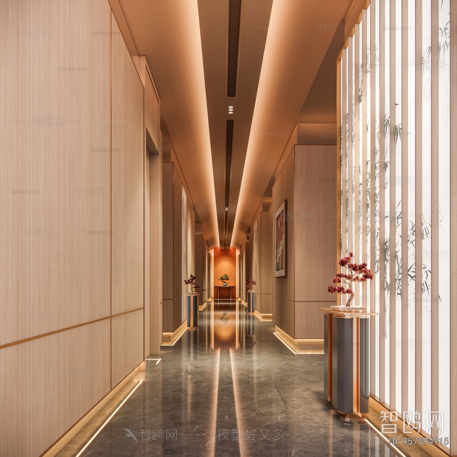 New Chinese Style Corridor