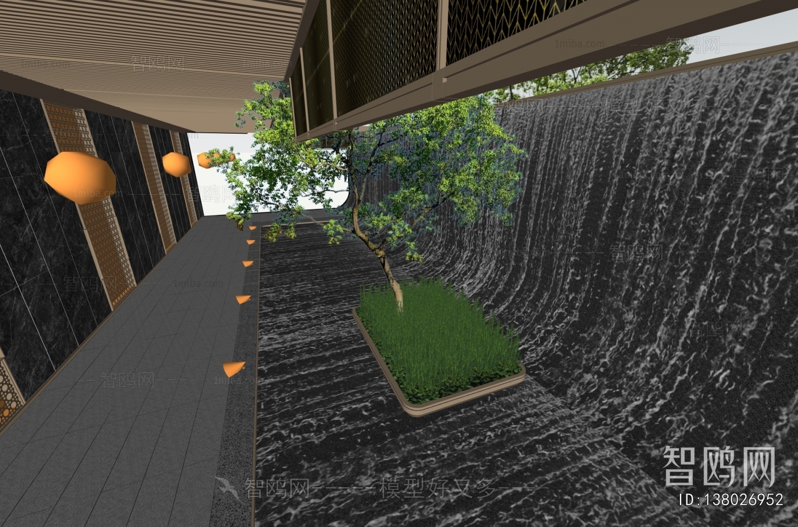 Modern Park Landscape