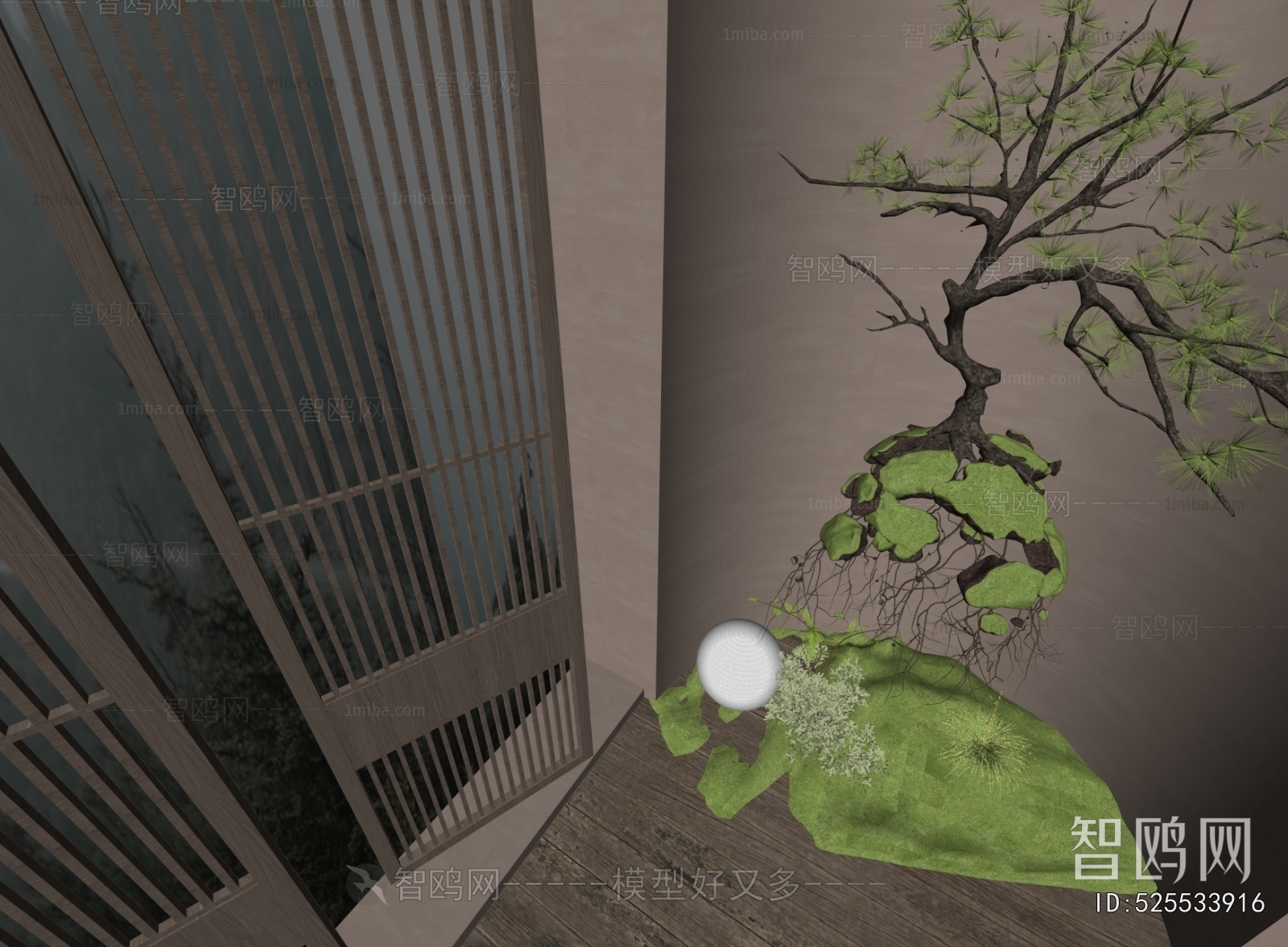 New Chinese Style Plant Landscaping