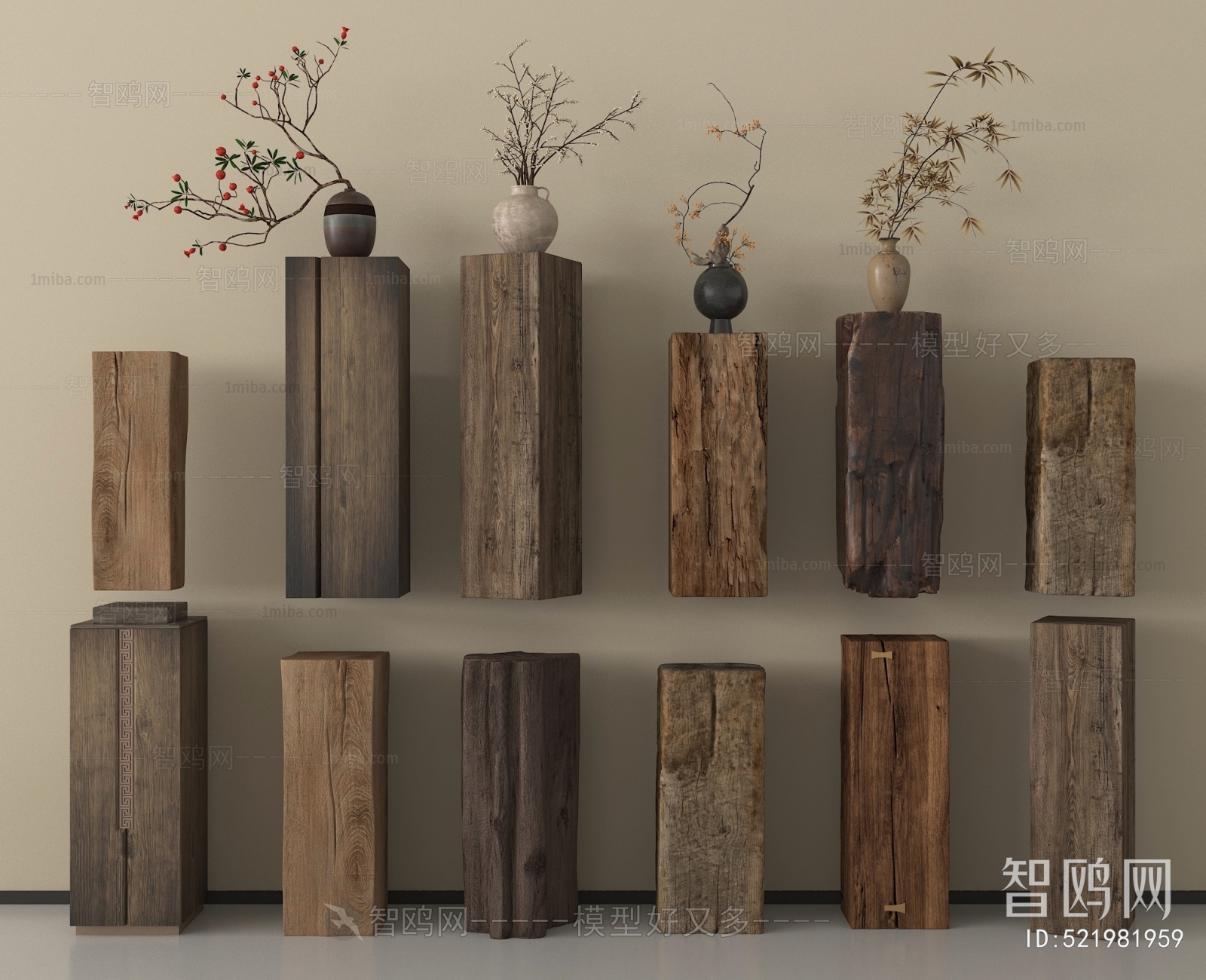 New Chinese Style Column