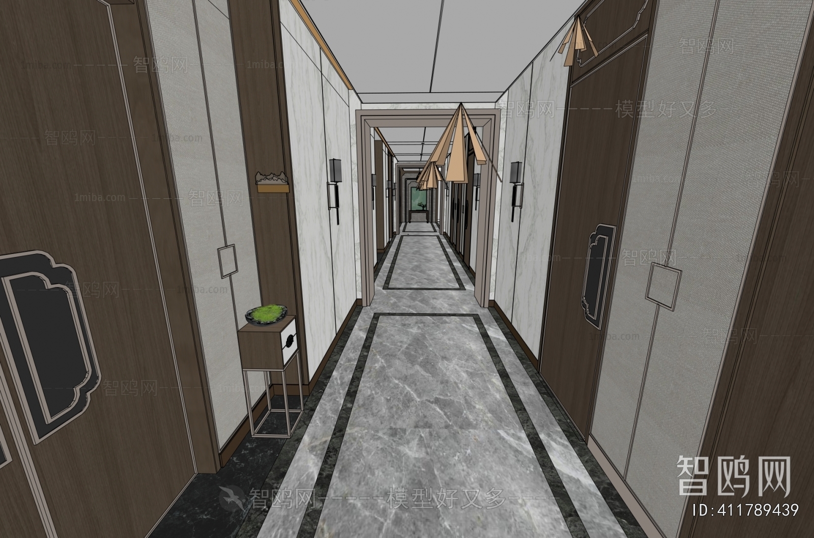 New Chinese Style Corridor