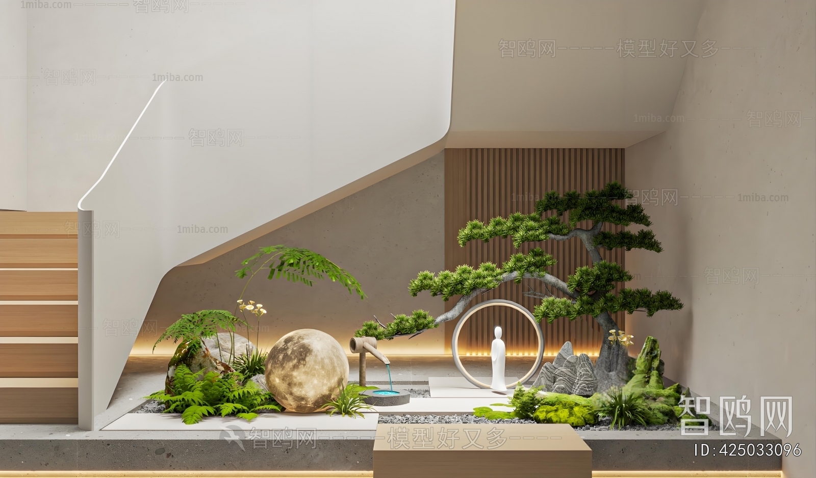 New Chinese Style Plant Landscaping