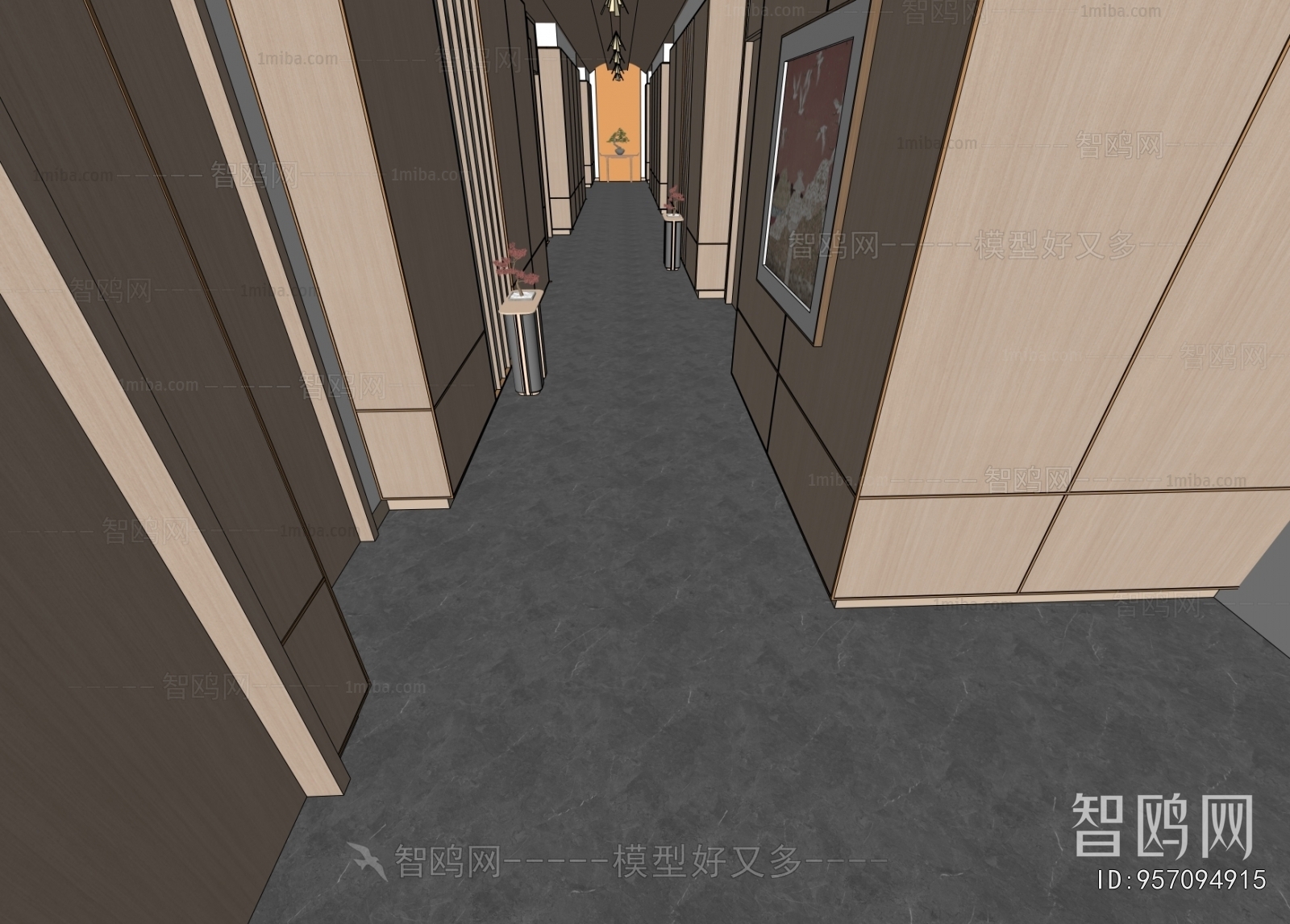 New Chinese Style Corridor