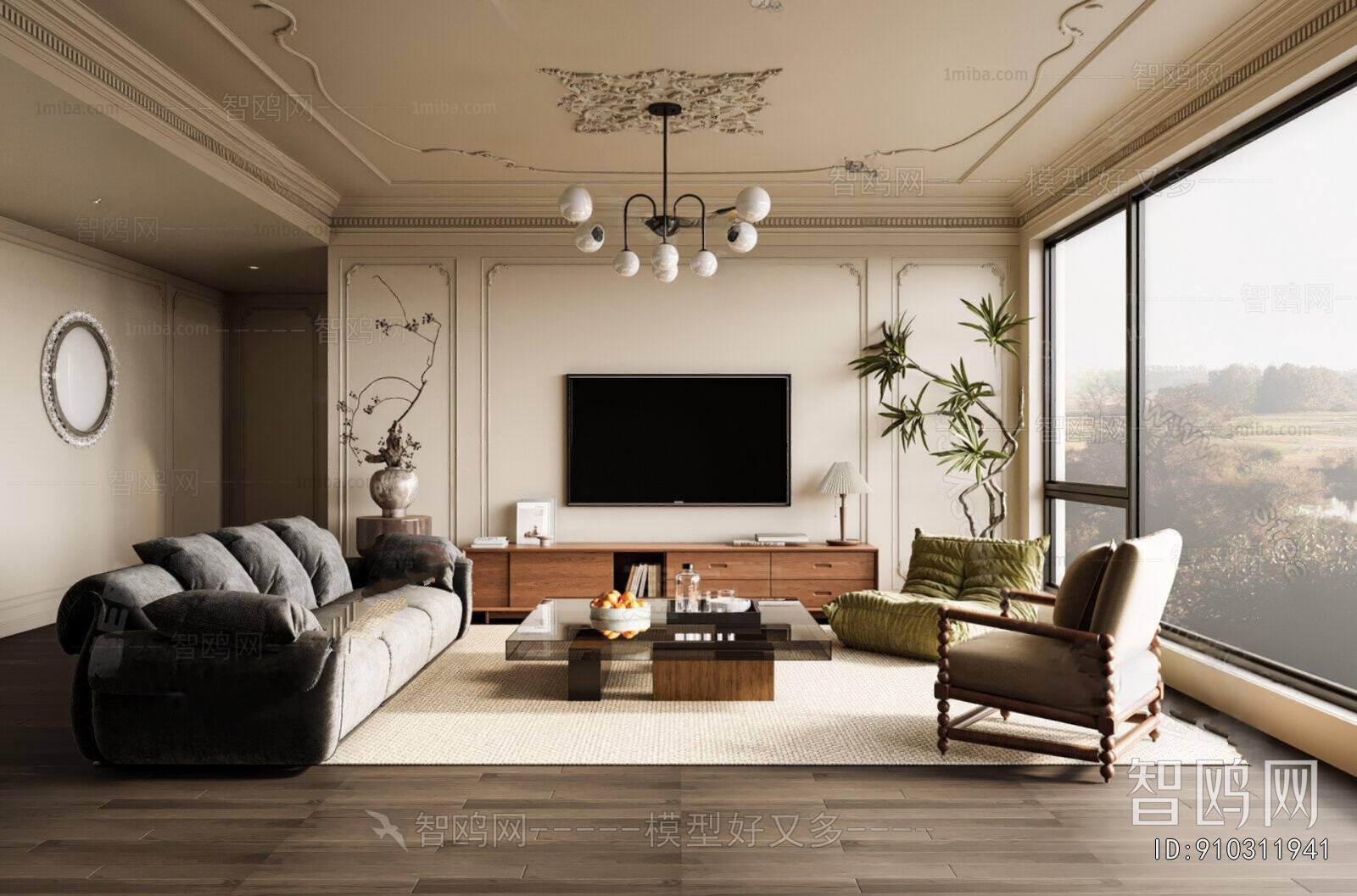 French Style A Living Room