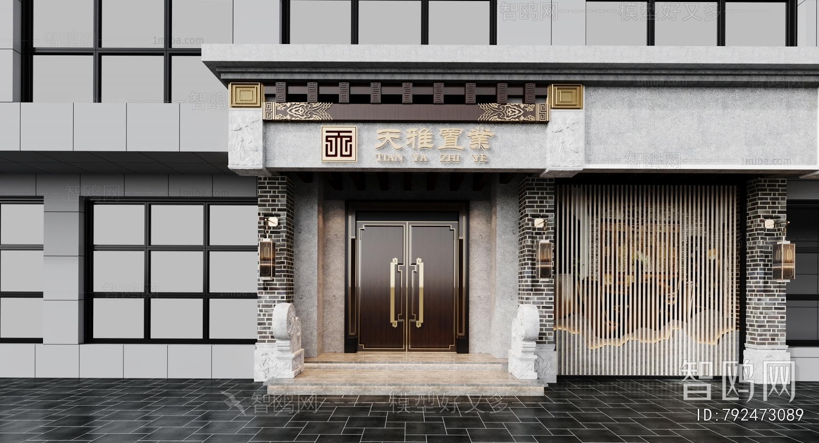 New Chinese Style Facade Element