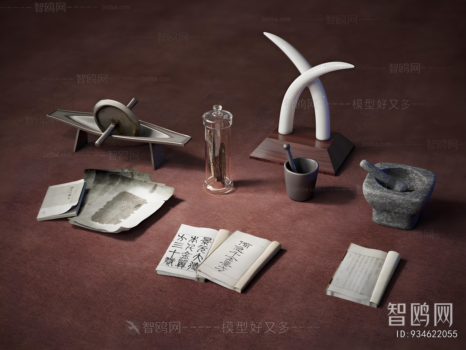 Chinese Style Decorative Set