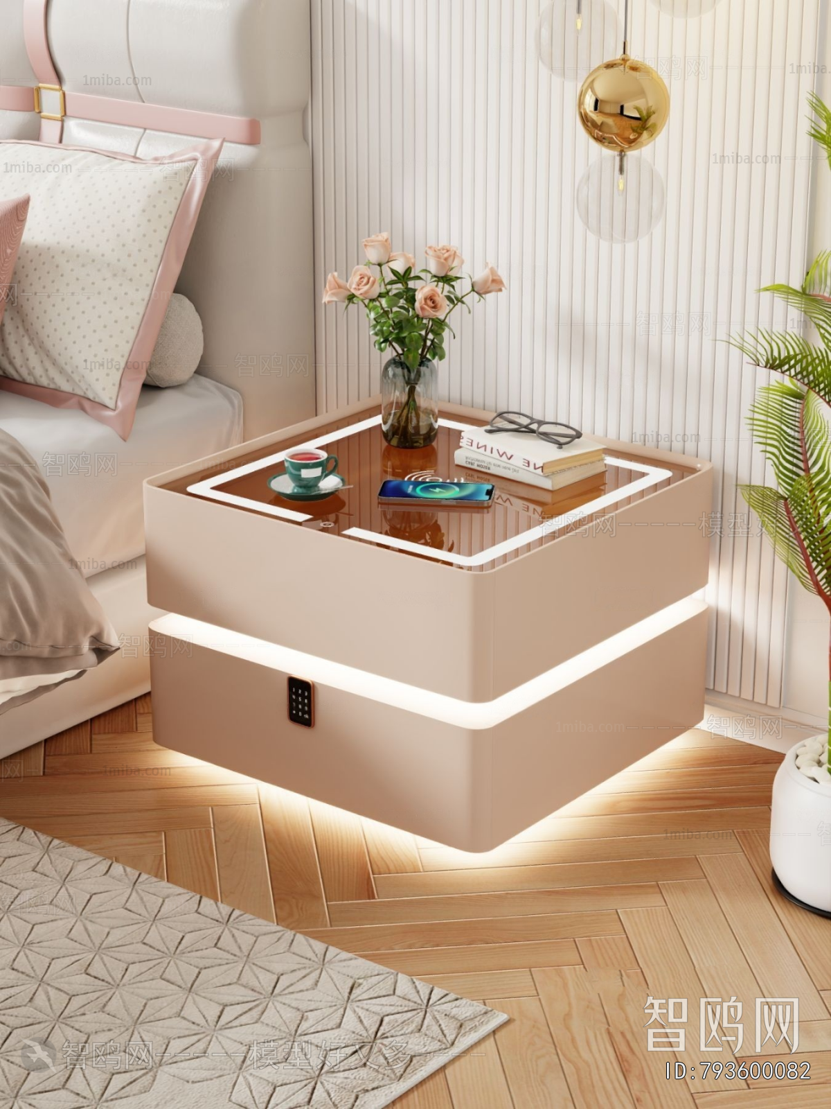 Modern Bedside Cupboard