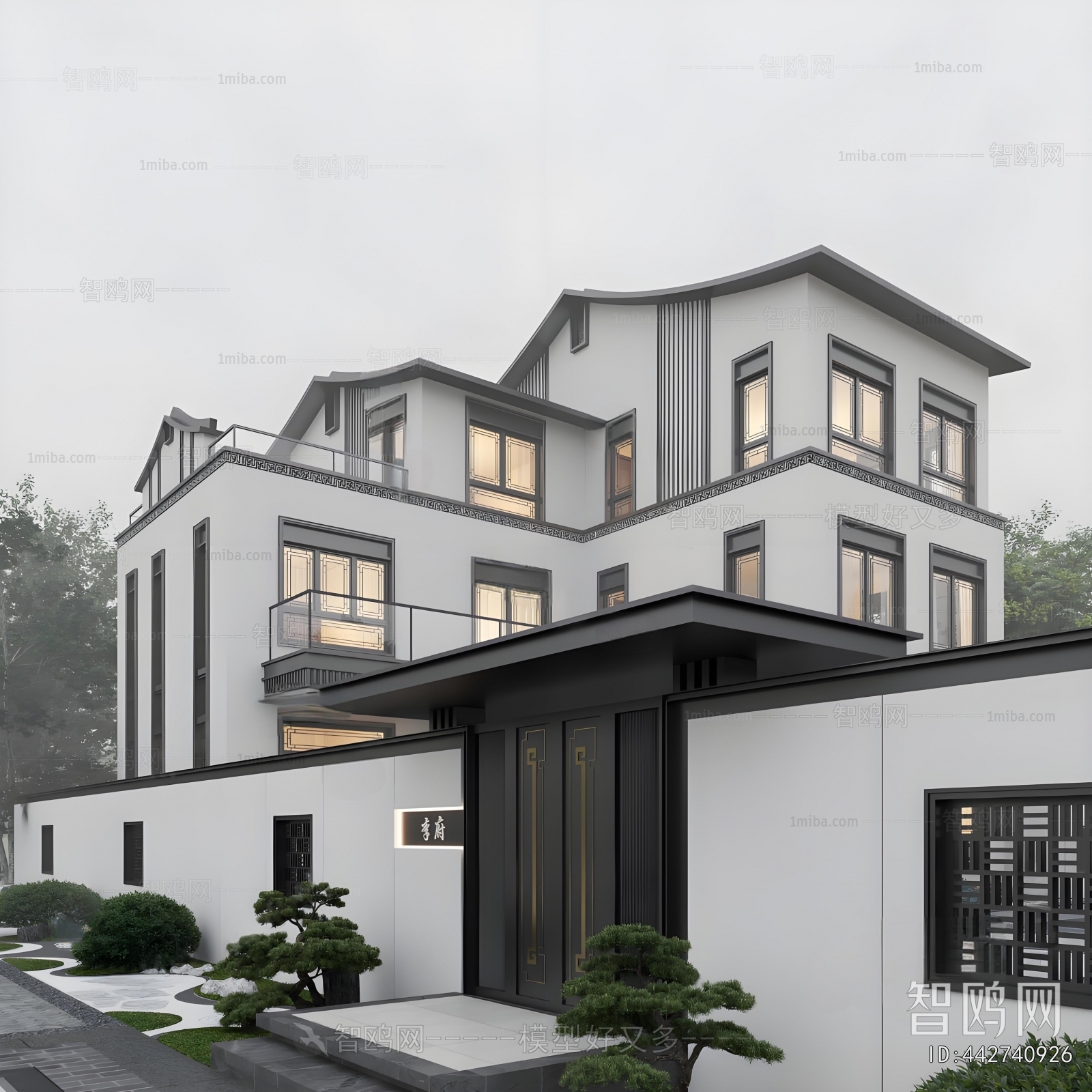 New Chinese Style Detached Villa